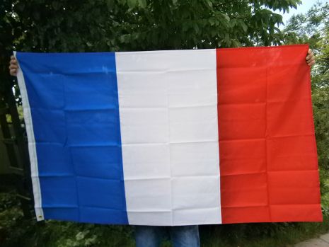 Прапор Франції з металевими люверсами 90x150 см. MFH. Німеччина.