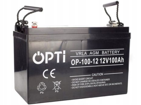 Акумуляторна батарея Volt Polska AGM OPTI 12V 100 Ah VRLA