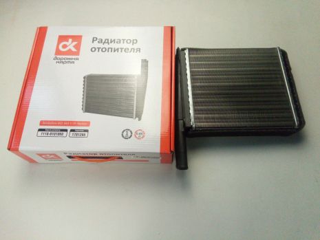Радиатор отопителя ВАЗ 1118 алюм., ''Дорожная карта'' (1118-8101060) (DK1118-8101060)