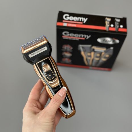 Набор для бритья и стрижки GEEMY GM-595 3в1 (машинка, бритва, триммер)