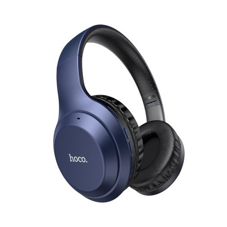 Bluetooth Стерео Гарнітура Hoco W30 |BT5.0, AUX/FM/TF, 8h| Синій