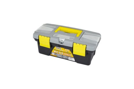 Ящик для инструментов з пластиковими замками знімні органайзери 10" 250х126х99 мм MASTERTOOL 79-2810