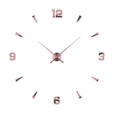 Часы настенные 3D 130 см NC (Чехия) Арабские2-B большие оригинальные коричневые
