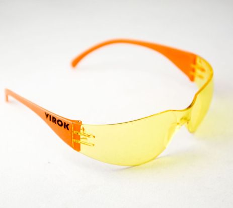 Очки защитные желтые VIROK 82V104