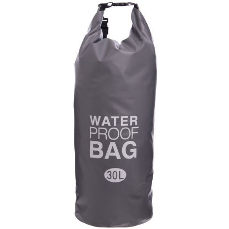 Гермомішок водонепроникний Waterproof Bag 30 літрів сірий