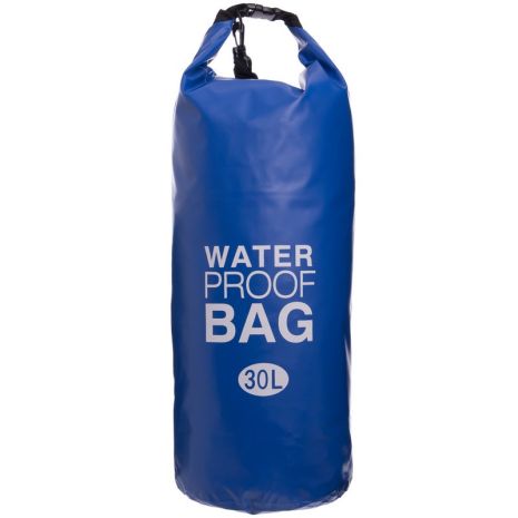 Гермомішок водонепроникний Waterproof Bag 30 літрів синій