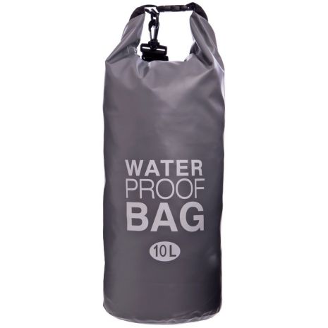 Гермомішок водонепроникний Waterproof Bag 10 літрів сірий