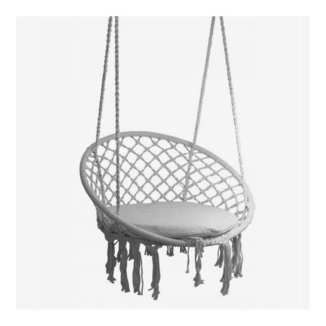Подвесное кресло BOHO+подушка(серый)