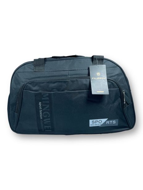Дорожня сумка Sports, 1 відділення, 1 додаткове відділення, наплічний ремінь, розмір: 45*28*17 см, чорна