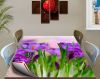 Покрытие для стола, мягкое стекло с фотопринтом, Весенние цветы 80 х 120 см (1,2 мм)