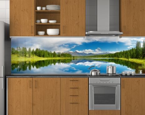 Стеновая панель кухонная ПЭТ 62х205 см