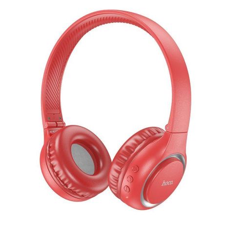 Bluetooth Стерео Гарнітура Hoco W41 |BT5.3, AUX/TF, 7h| червоний