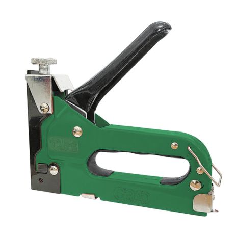Степлер з регулятором для скоб 4-14мм (зелений) GRAD 2821115