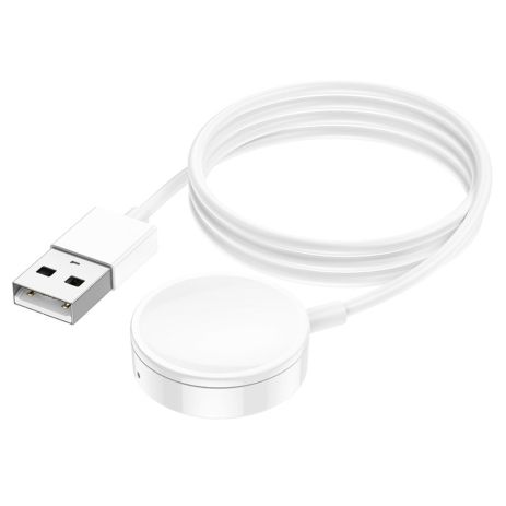 USB кабель для смарт годинника Hoco Y12 Ultra магнітний білий