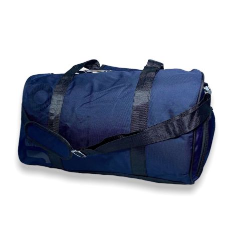 Спортивна сумка з кишенею для взуття Ji Rong 35 л одне відділення додаткові кишені розмір: 48*26*26 см синя