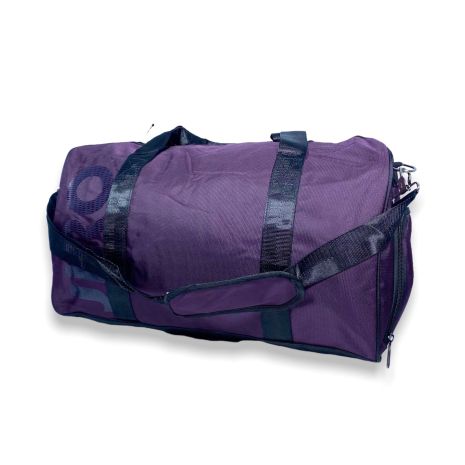 Спортивна сумка з кишенею для взуття Ji Rong 35 л одне відділення додаткові кишені розмір: 48*26*26 см фіолетова