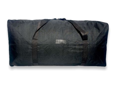 Дорожня велика сумка BagWay одно відділення тканинні ручки ручки з боків розмір 85*40*35 см чорна