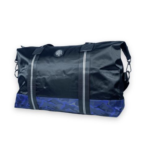Дорожня універсальна сумка 25 л FEIFANLITUO 1 відділ додаткові кишені нейлон розмір: 45*35*15 см чорно-синій