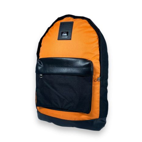 Рюкзак міський, 20 л, спортивний, 1 відділення, фронтальна кишеня, розмір: 45*30*13 см, чорно-оранжевий
