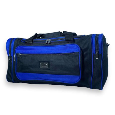 Дорожня сумка FENJIN одне відділення бокові кишені фронтальні кишені розмір: 55*30*25 см чорно-синя