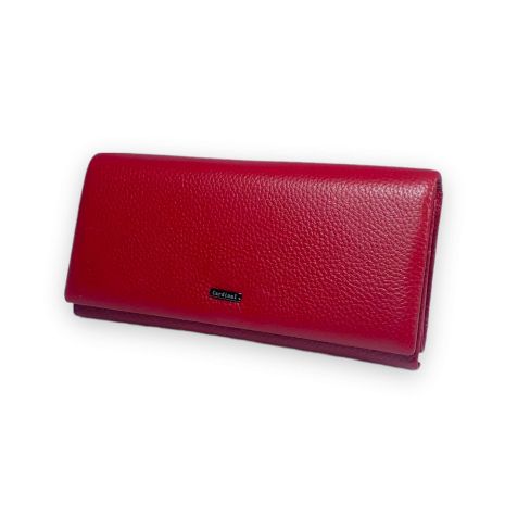 Жіночий гаманець Cardinal натуральна шкіра 3 відділи для купюр 14 для карт розмір: 18*10*3 см червоний