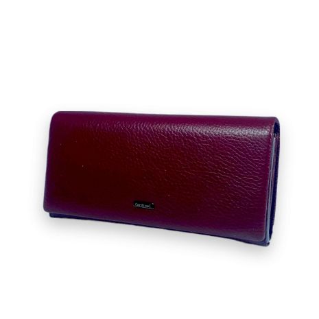 Жіночий гаманець Cardinal натуральна шкіра 3 відділи для купюр 14 для карт розмір: 18*10*3 см бордовий