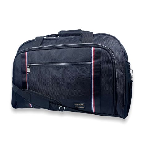 Дорожня сумка 60 л TONGSHENG одне відділення внутрішня кишеня дві фронтальні кишені розмір: 60*40*25 см чорна