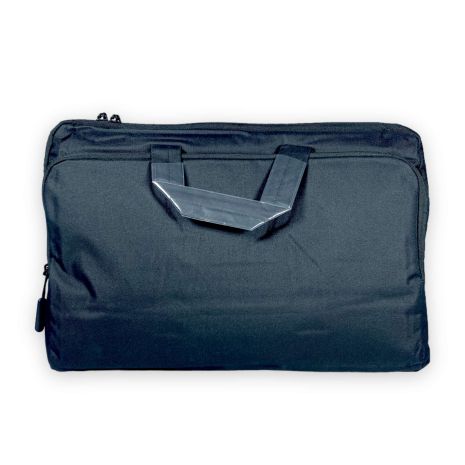 Портфель для ноутбука, одне відділення, одна фронтальна кишеня, розмір 40*28*5 см, чорний