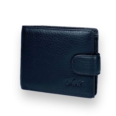 Чоловічий гаманець Moro 2 відділення для купюр 6 осередків для карток розмір: 12*10*3 см чорний