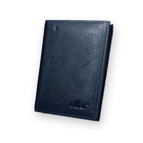 Чоловічий гаманець Moro два відділення для купюр 2 осередки для карт пам"яті розмір: 13*10*2 см чорний