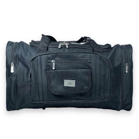 Дорожня сумка Kaiman одне відділення бокові кишені фронтальні кишені розмір: 60*35*30см чорна