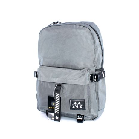 Рюкзак міський повсякденний 20 л, одне відділення, кишеня на спинці, розмір:44*30*15 см, сірий
