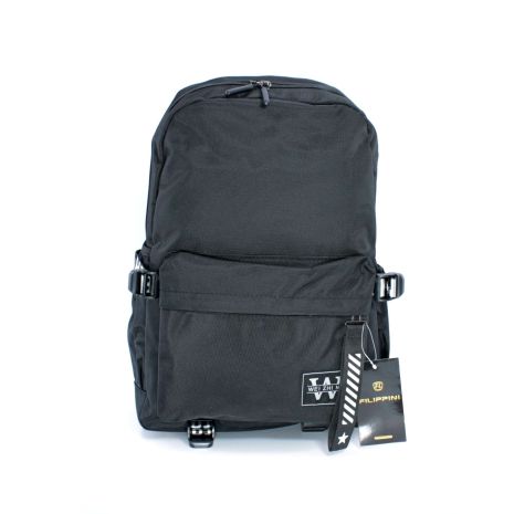 Рюкзак міський повсякденний 20 л, одне відділення, кишеня на спинці, розмір:44*30*15 см, чорний