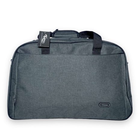 Дорожня сумка Favor, одне відділення, фронтальна кишеня, знімний ремінь, ніжки на дні, розмір 55*35*23см сіра