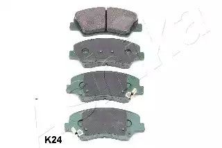 Колодки передние тормозные Kia Rio/Hyundai i30 11-(mando), ASHIKA (500KK24)