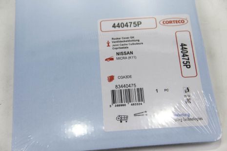 Прокладка клапанной крышки Nissan Micra 1.0-1.4 00-10, CORTECO (440475P)