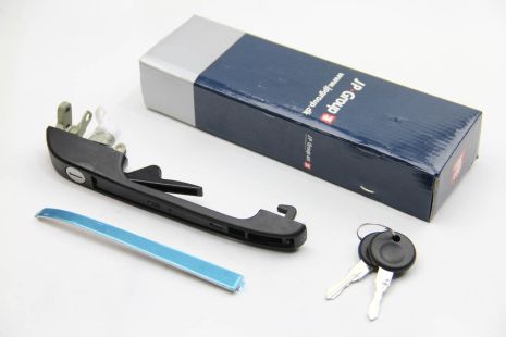 Ручка передней двери Audi 80/90-87 Прав. (+вставка замка/ключ), JP Group (1187102280)