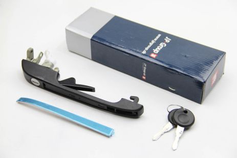 Ручка передніх дверей Audi 80/90-87 Прав. (+вставка замка/ключ), JP Group (1187102280)
