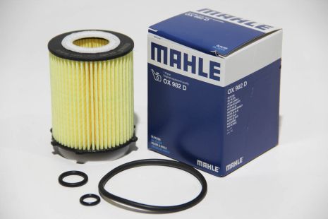 Фильтр масла Mahle Mercedes A, B, C, CLA, E, GLK 2012-M270, MAHLE (OX982D)
