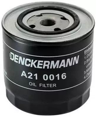 Фильтр масла Audi 100 2,0TD/2,4D 8/89-;2,5TDI -11/, DENCKERMANN (A210016)