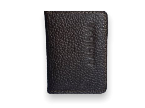 Обкладинка для паспорта BagWay ID паспорта документів шкіра 4 відділи розм 10.5х8х0.5см темно-коричневий