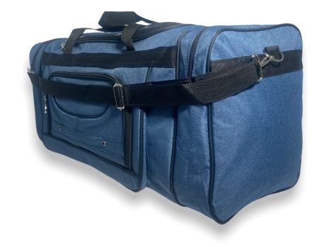 Дорожня сумка mTs 12010 фронтальні кишені одне відділення розмір 70*33*30 см синя