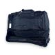 Дорожня сумка на колесах Filippini з розширенням, 1 відділ, бокові кишені, розмір: 55*38(45)*35 см, чорна