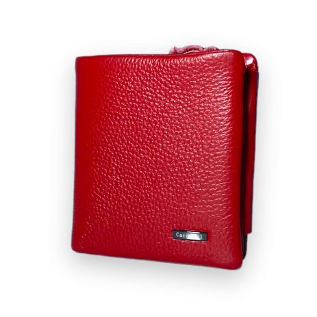 Жіночий гаманець Cardinal натуральна шкіра 1 відділ 10 осередків для карток розмір: 10*10*3 см червоний