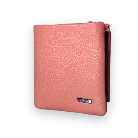 Жіночий гаманець Cardinal натуральна шкіра 1 відділ 10 осередків для карток розмір: 10*10*3 см рожевий