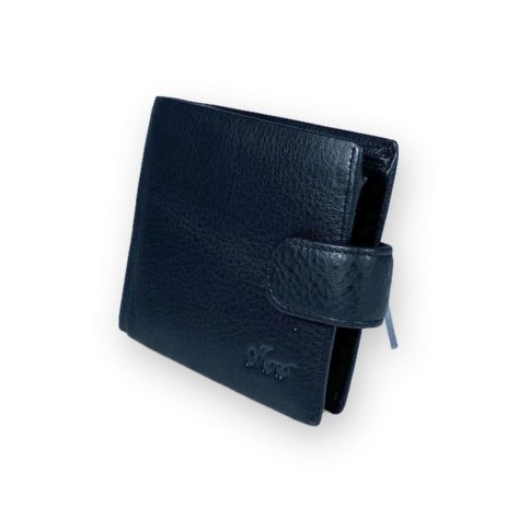 Чоловічий гаманець Moro два відділення для купюр 6 осередків для карток розмір: 14*10*3 см чорний