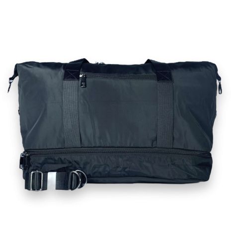 Дорожня сумка Bobo, два відділення, дві внутрішні кишені, фронтальна кишеня, розмір 47*35*25 см, чорний