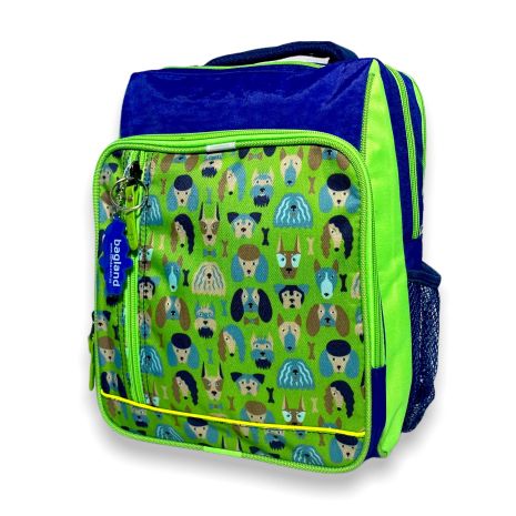 Рюкзак шкільний для хлопчика Bagland 1127058 два відділи внутрішні кишені розм.35*25*15 синьо-салатовий