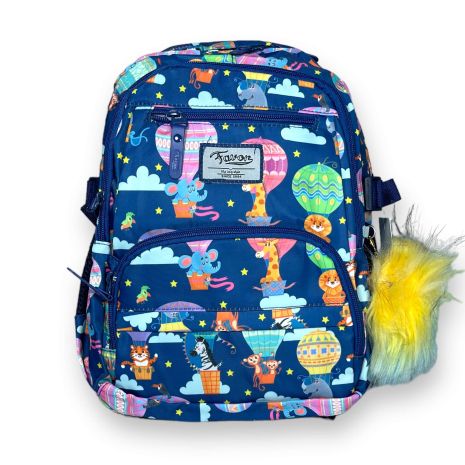 Шкільний рюкзак для дівчинки Favor, два відділення, фронтальні кишені, бічні кишені, розмір: 35*26*12см, синій