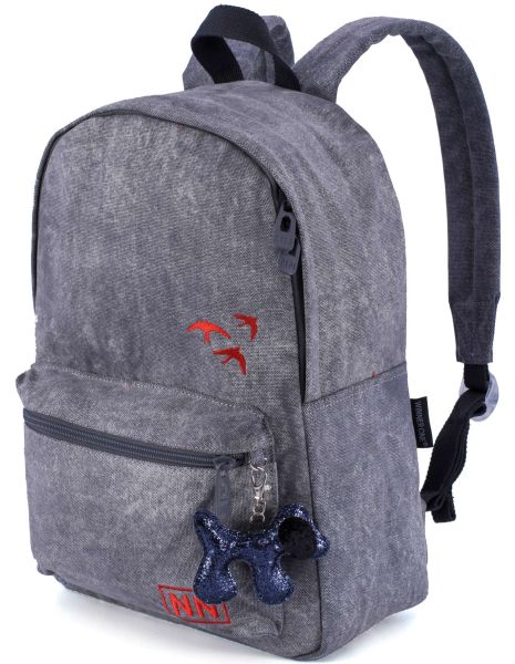 Міський рюкзак молодіжний WinnerOne219-9 одне відділення 2кишені в середині розмір 29*13*40см сірий